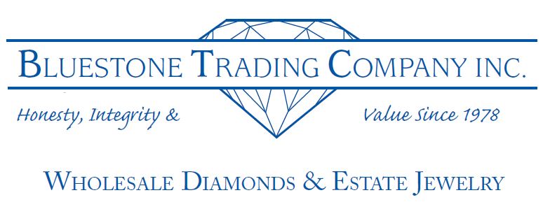 Bluestone Trading Company Logo, Honesty, Integrity & Value since 1978, Whole Sale Diamonds & Estate Jewelry